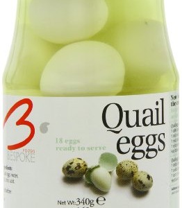 Bespoke Foods Cooked and Peeled Quails Eggs 160 g